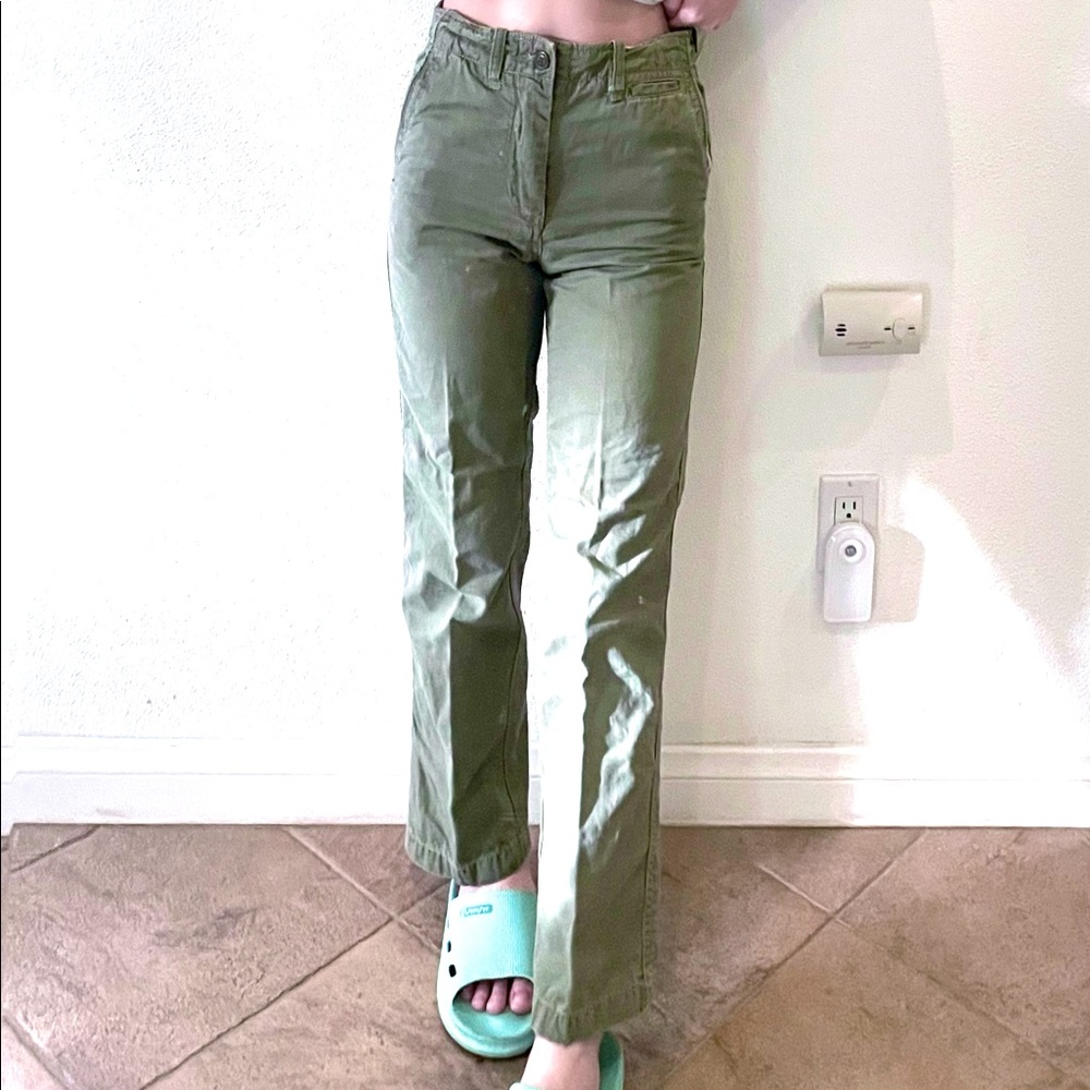 Gap Kids Olive Green Straight-Leg Pants [Youth Size 12] 🫒